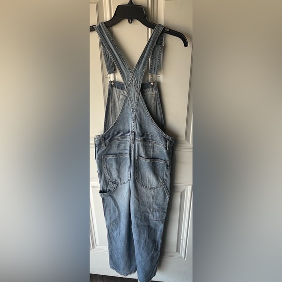 Anthropologie Pilcro The Lex Denim Jean Overalls Camo Animal size 25 women’s - Picture 7 of 12